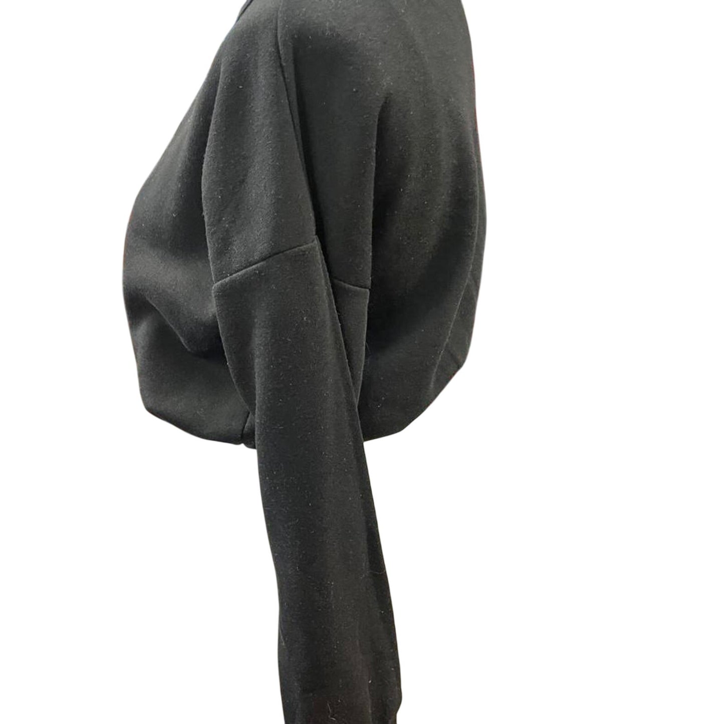 Black long sleeve crewneck sweatshirt