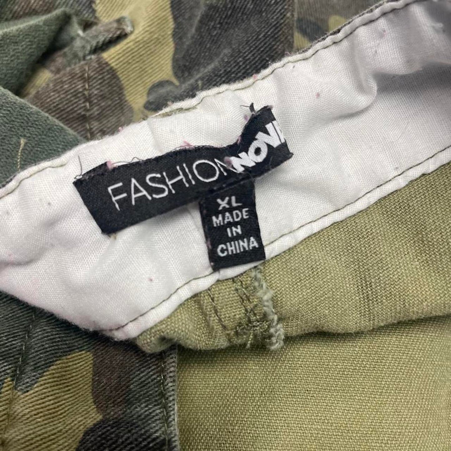 Fashion nova camo cargo pants