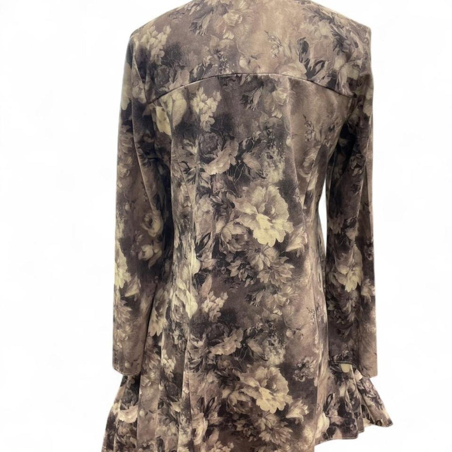 Solitaire grey floral duster jacket