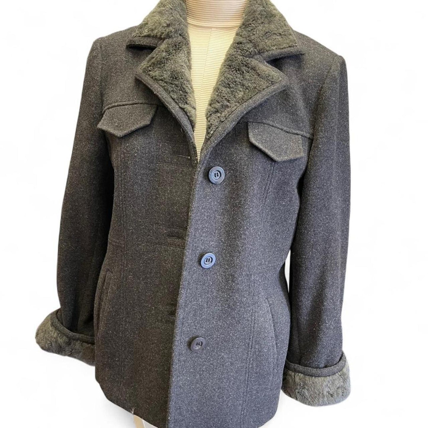 St johns bay brown wool