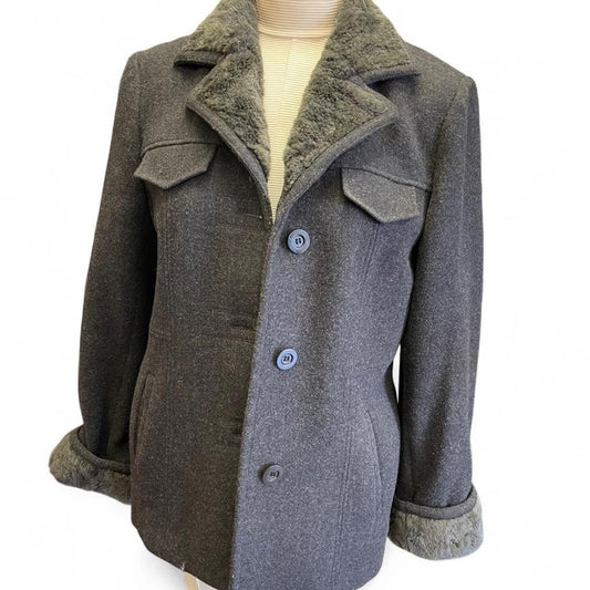 St johns bay brown wool