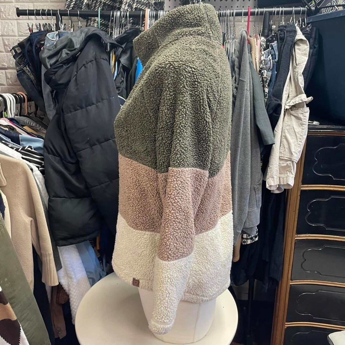 Liz claiborne green and brown