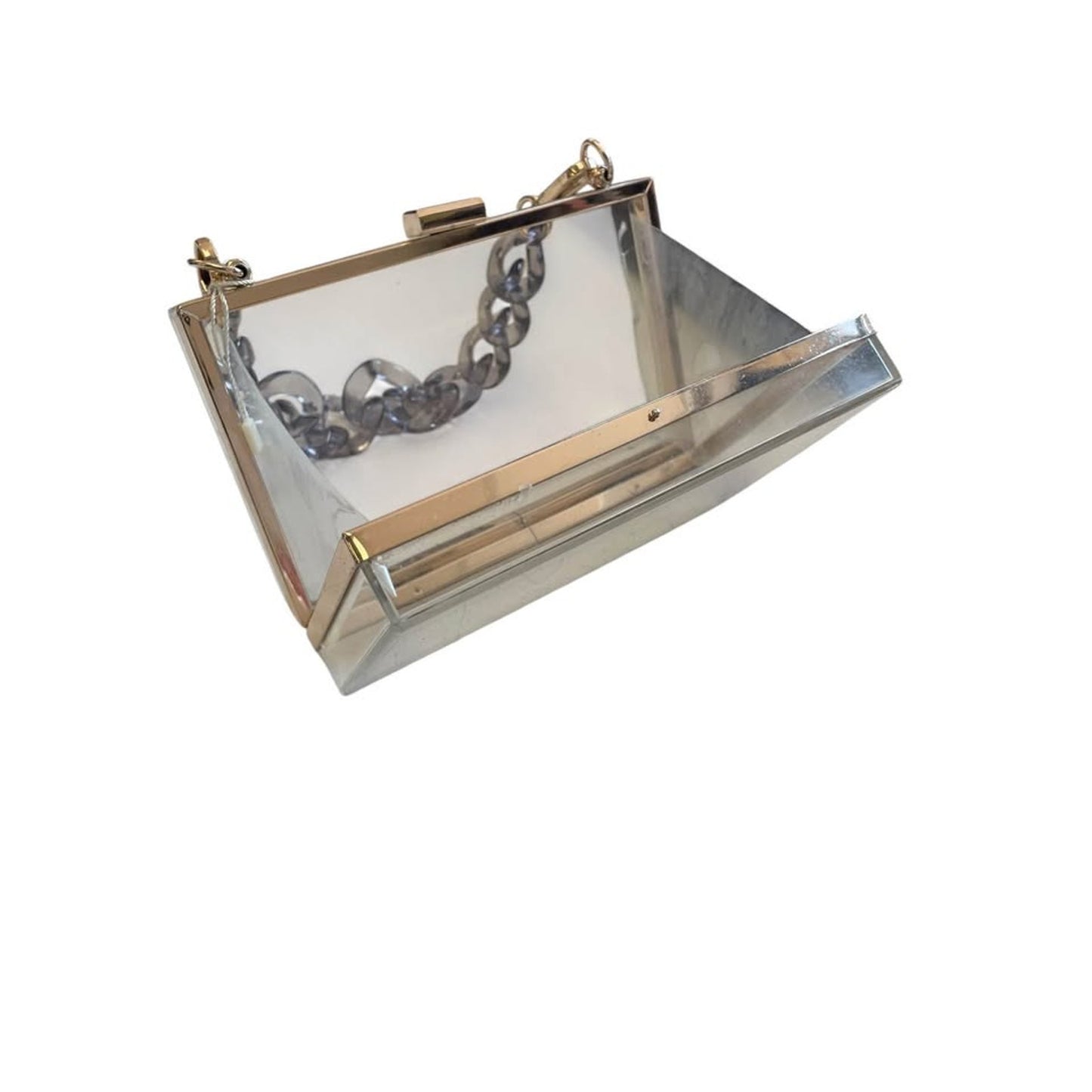 Clear plastic clutch
