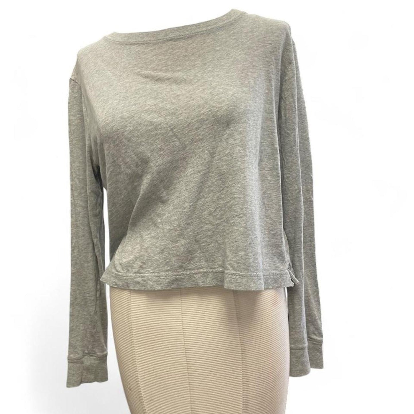 Gray long sleeve top