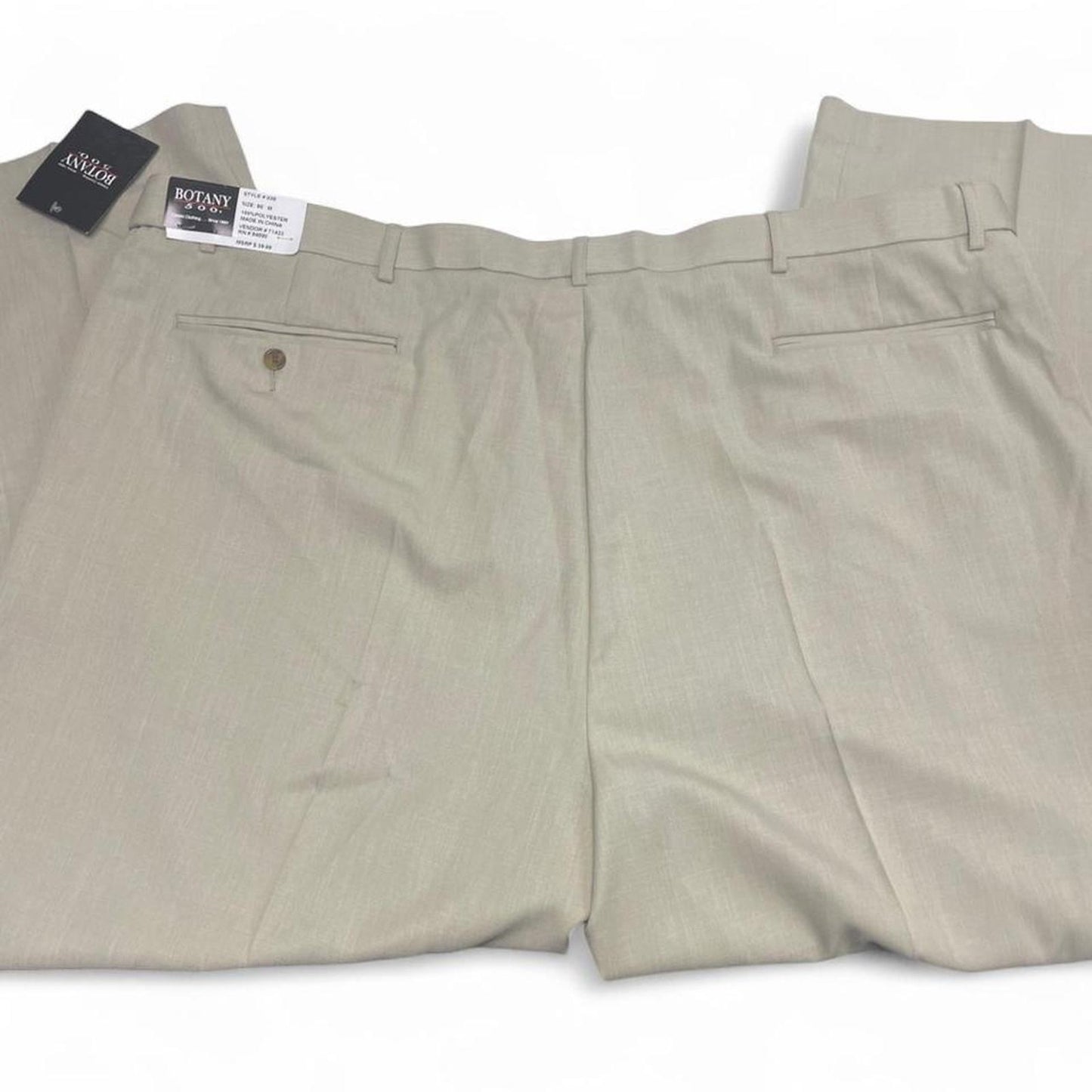 Botany 500 khaki trousers size