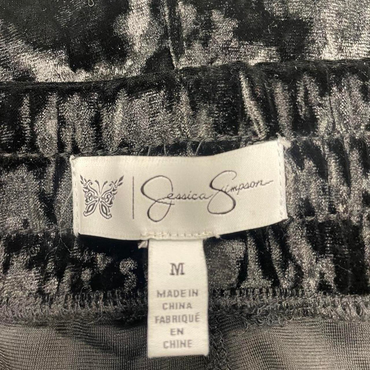 Jessica simpson black velvet pants