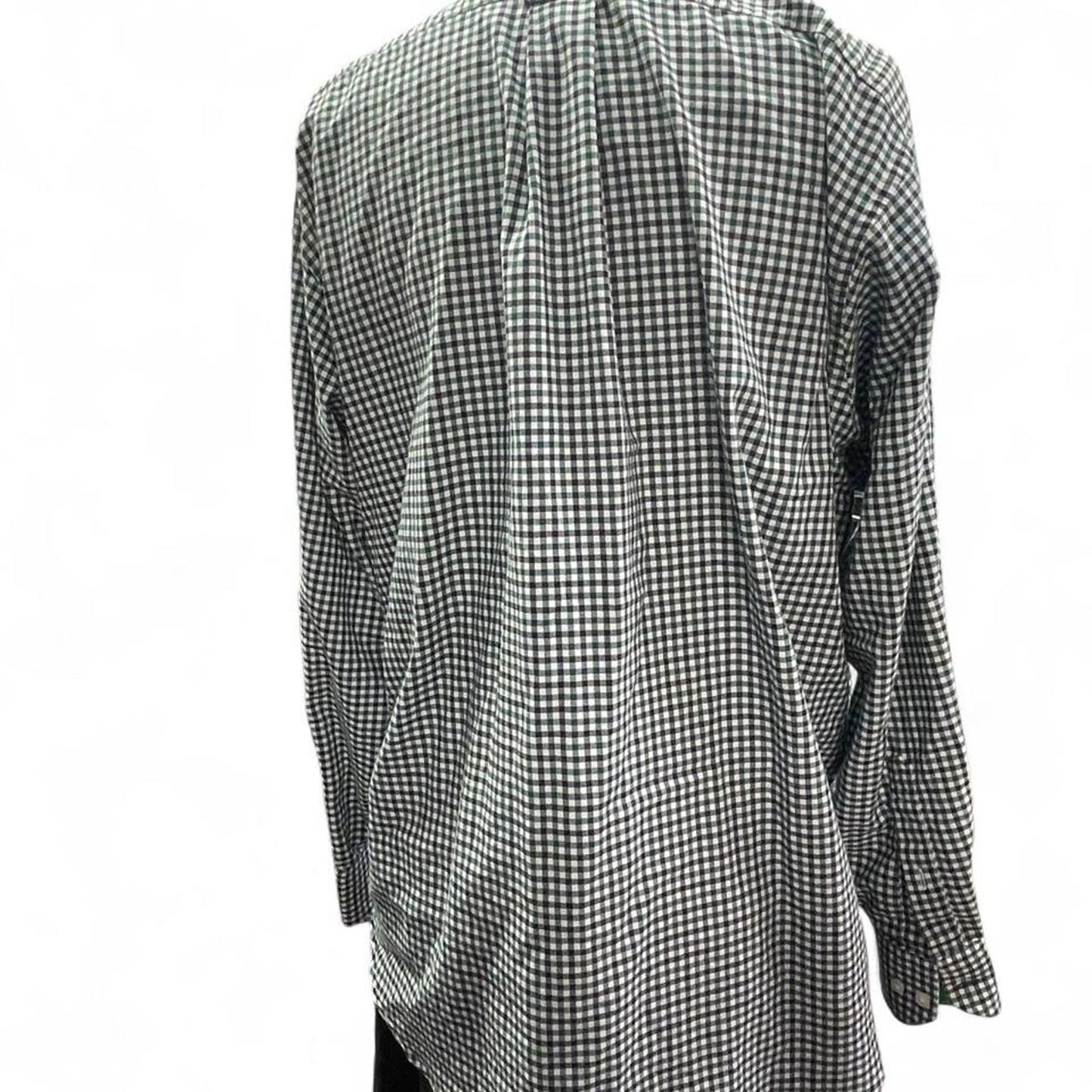Izod green white gingham