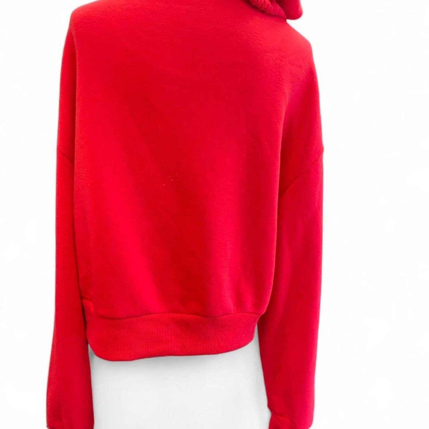 Red zip up hoodie
