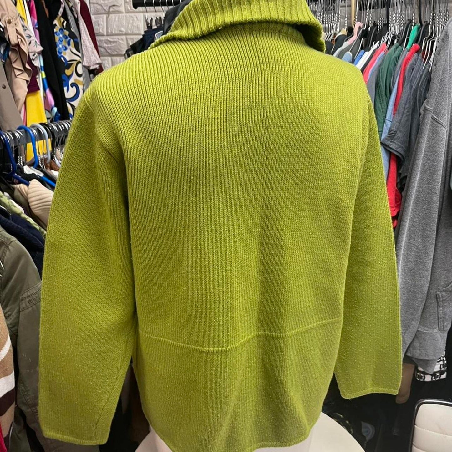 Green tally ho zip up