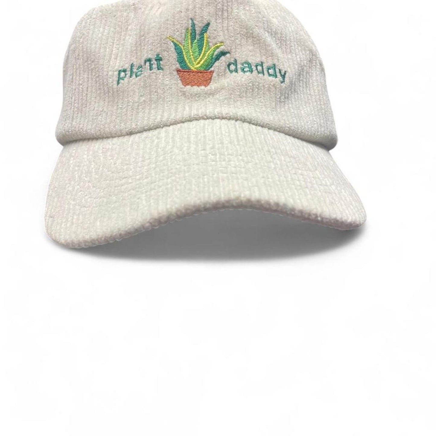 Plant daddy cream corduroy cap