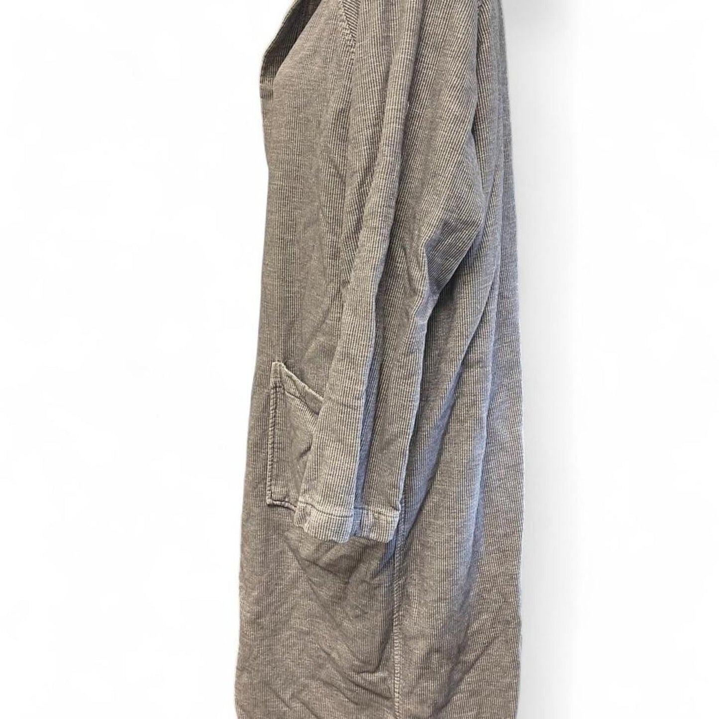 Frette gray corduroy robe with
