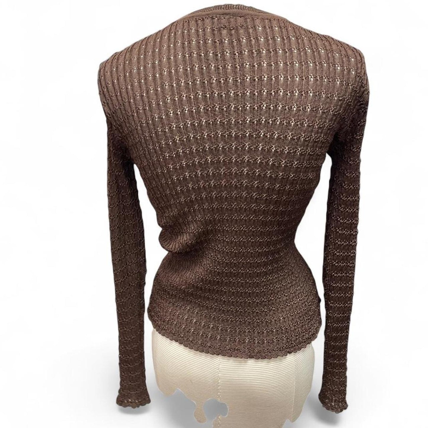 Brown long sleeve cardigan