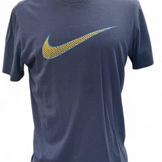 Nike navy blue cotton t shirt