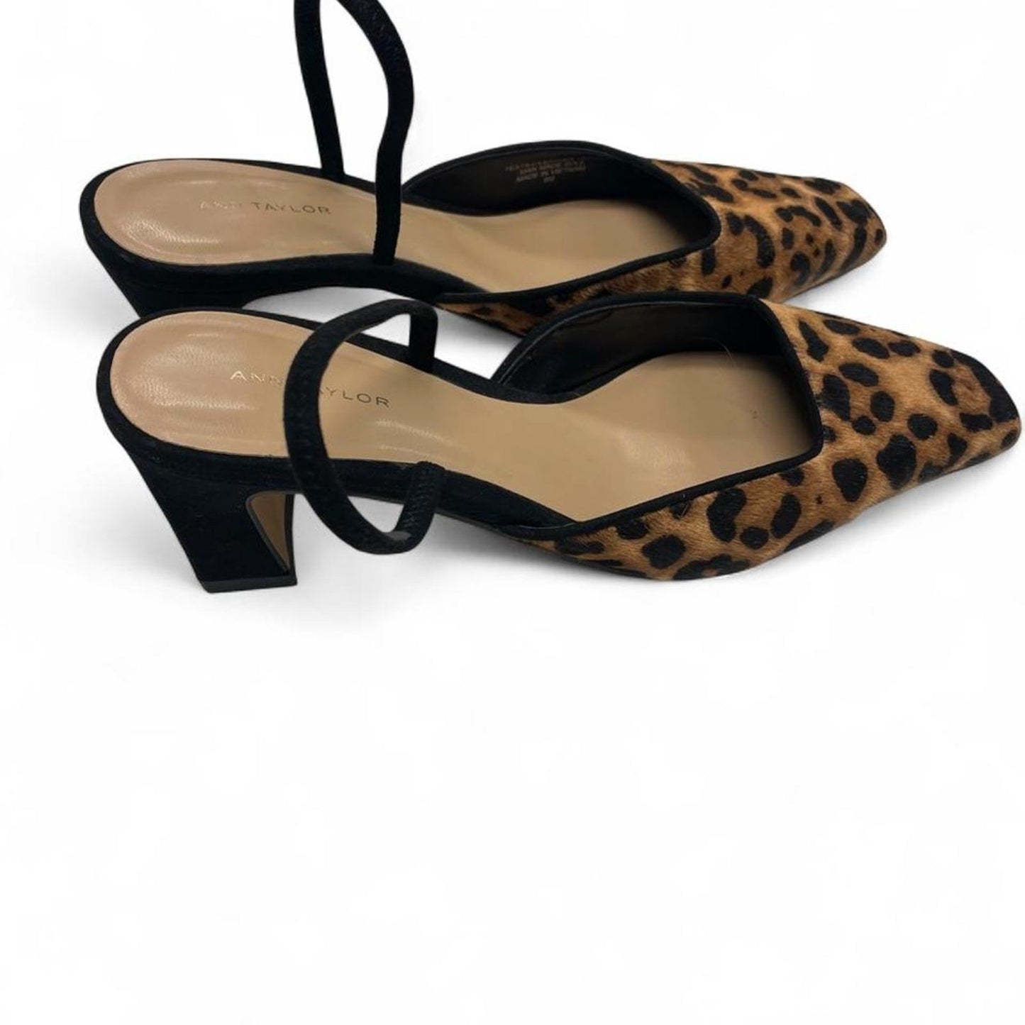 Taylor leopard print kitten heels