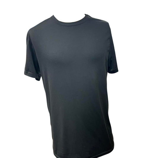 Black oversized cotton t shirt with