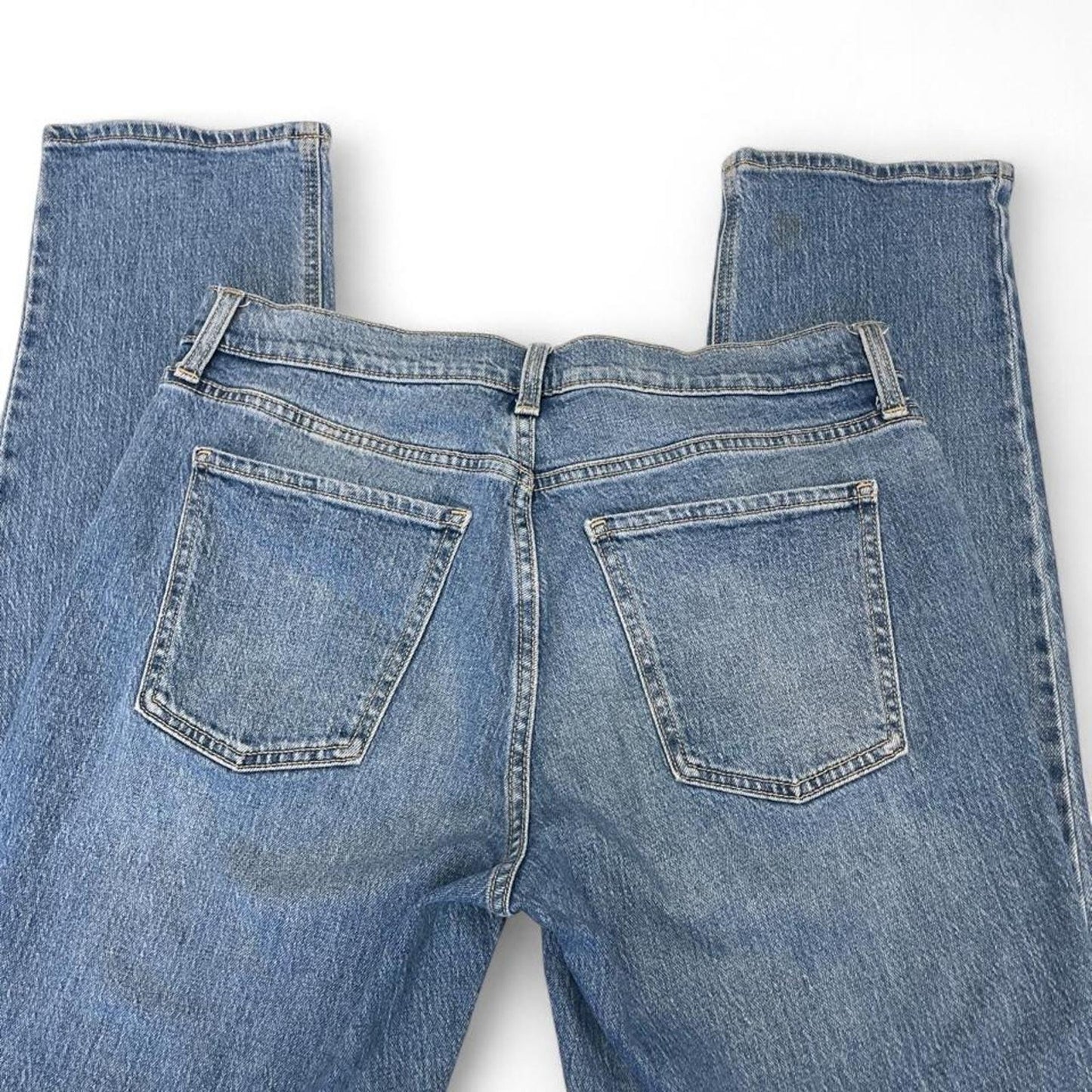 Old navy blue denim jeans