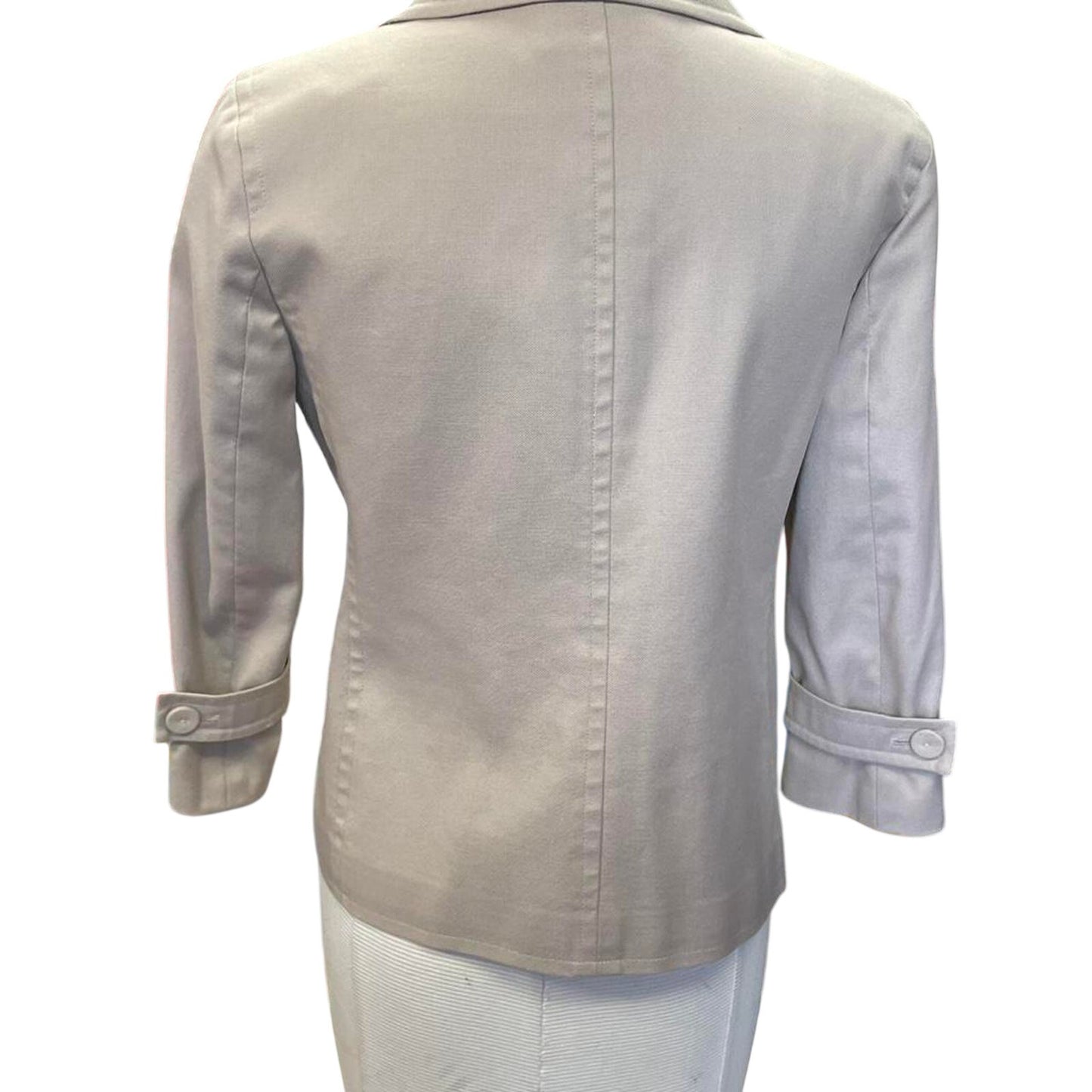 Talbots cream blazer with pockets