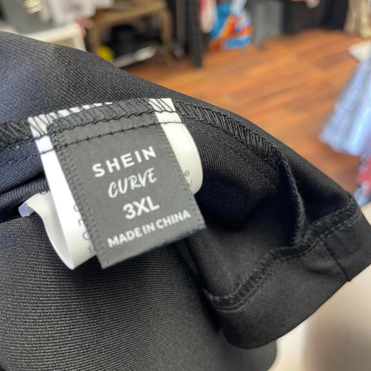 Shein black and white sleeveless