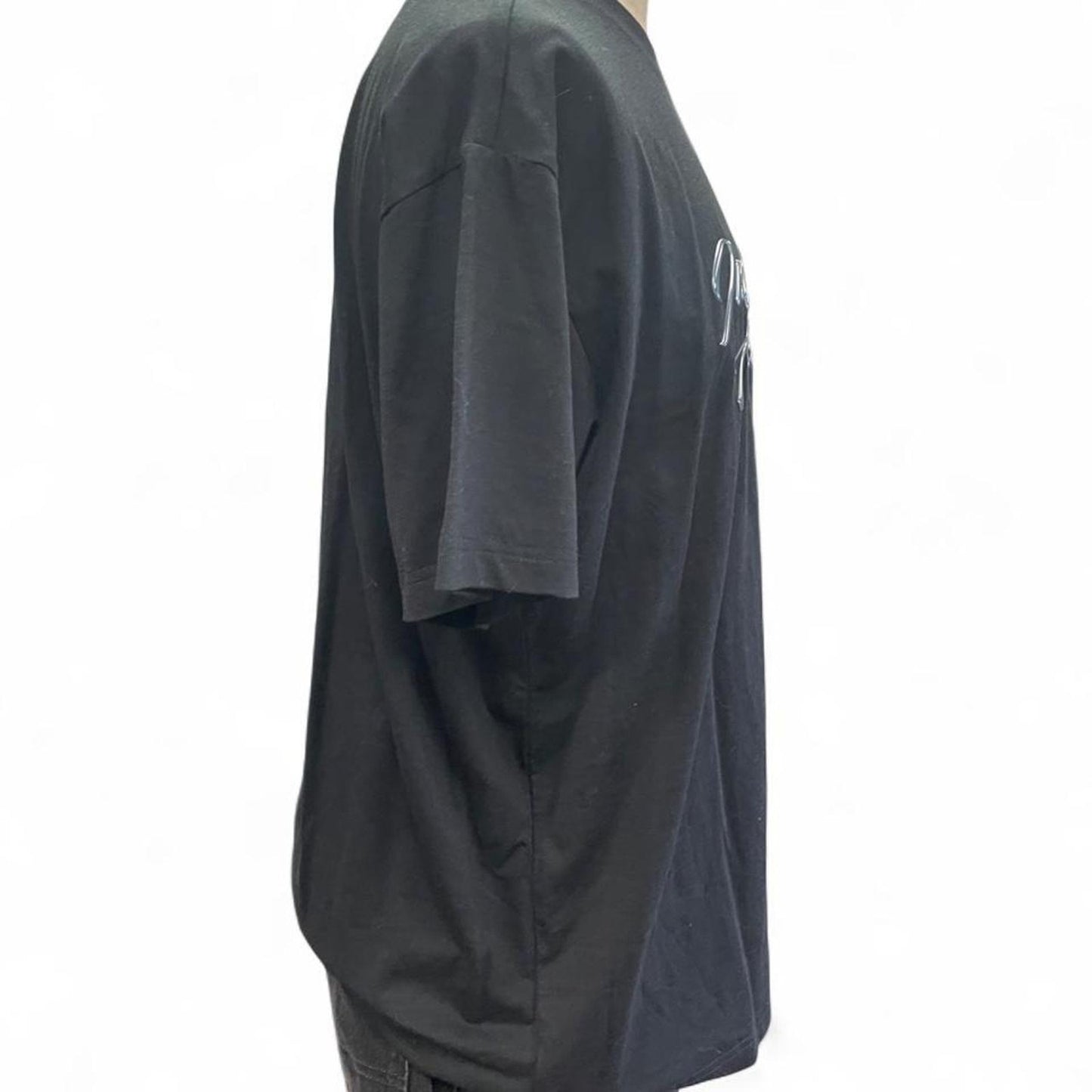 Influence black oversized t shirt