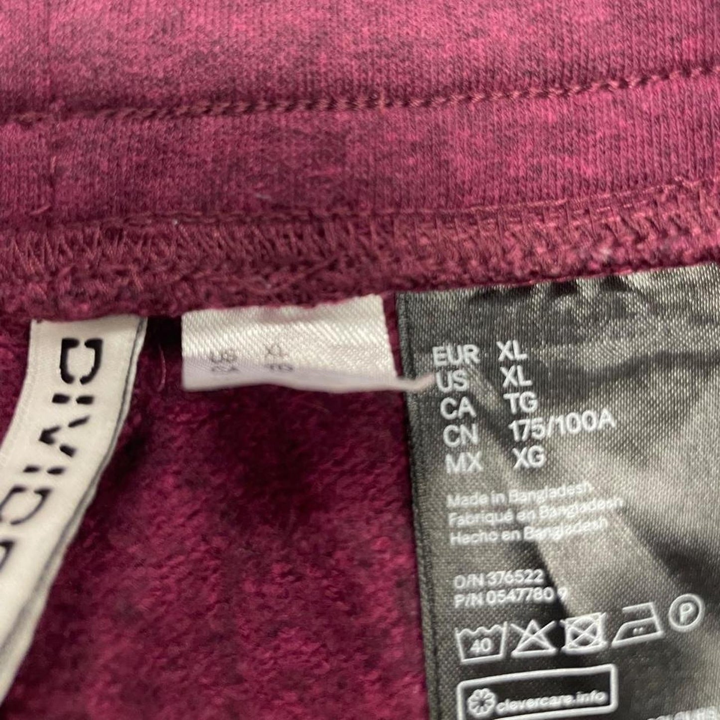 Hm burgundy joggers