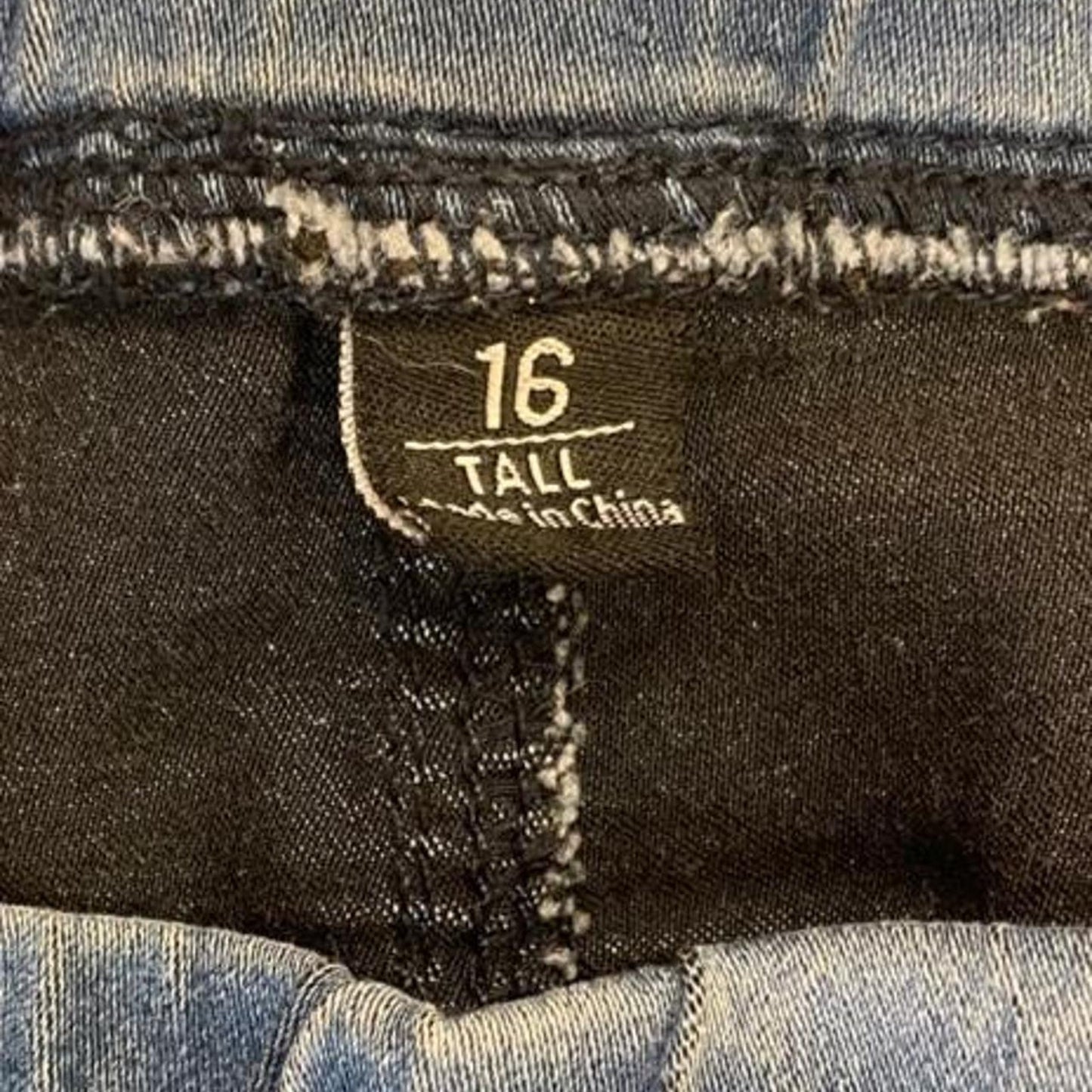 Blue denim jeans size 16