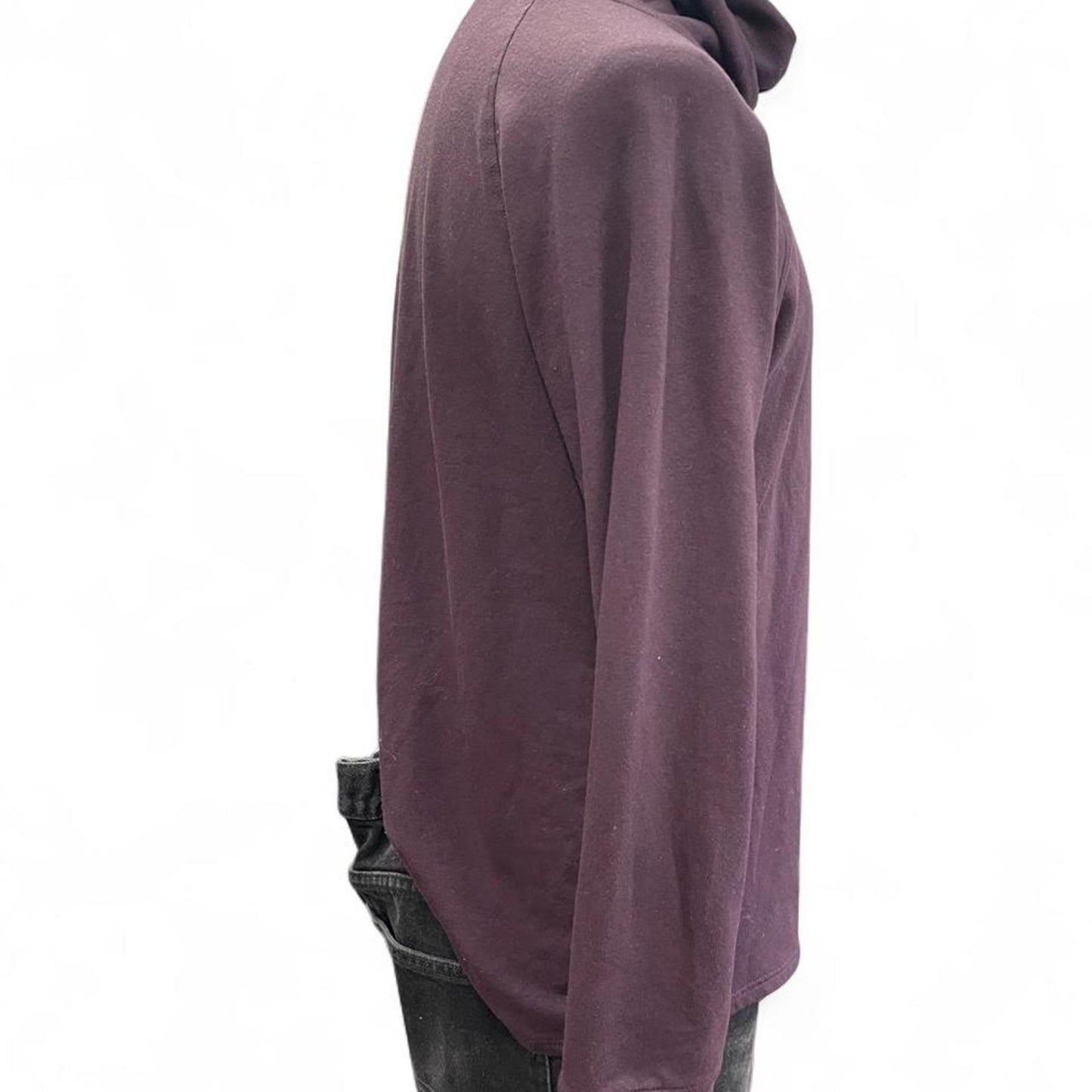 Purple long sleeve hoodie