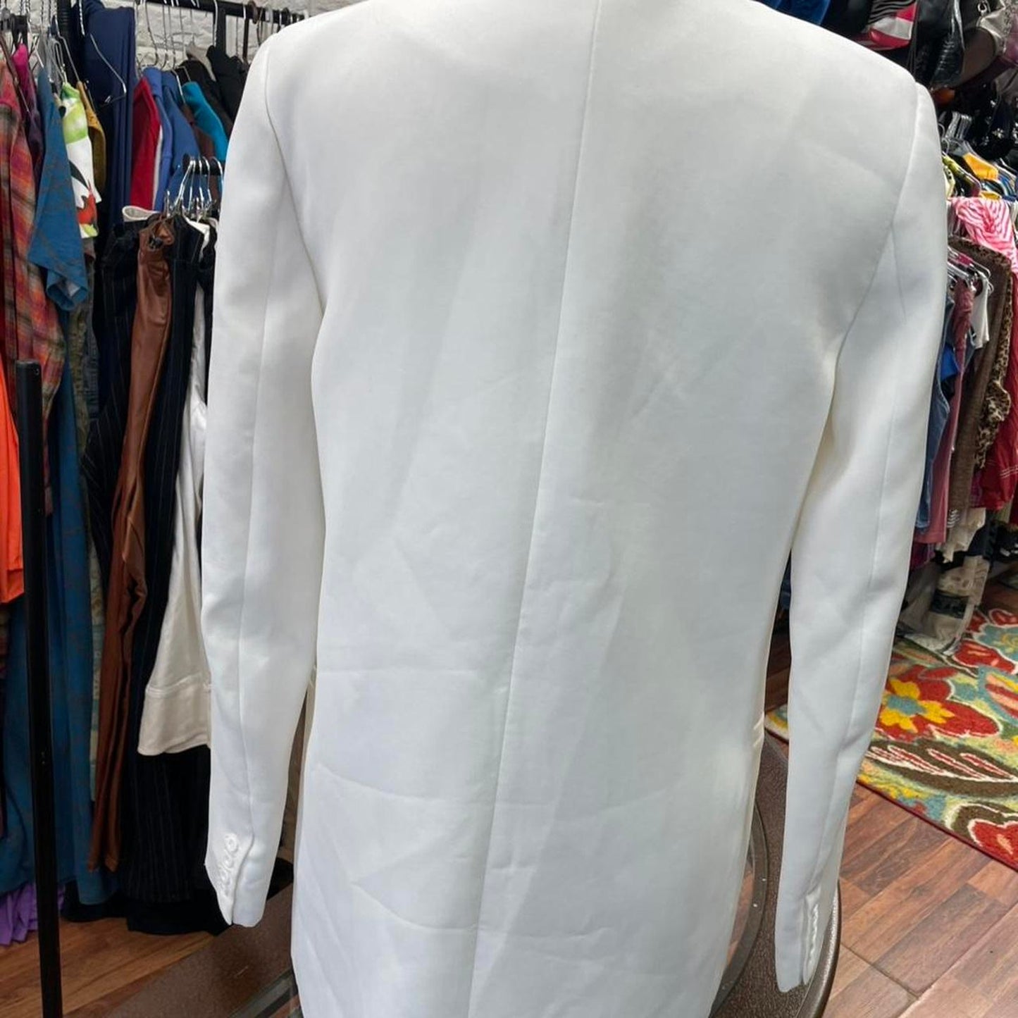 White blazer with a sleek