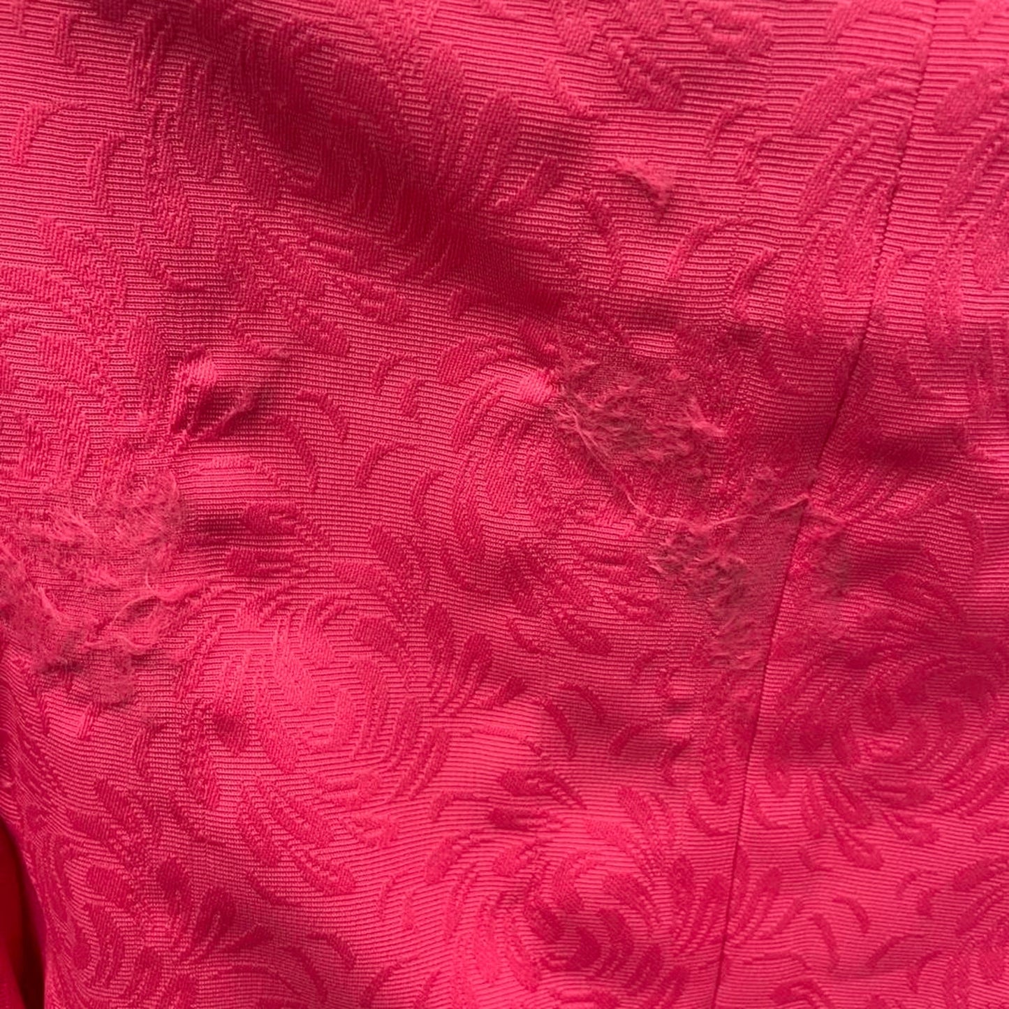 Le suit pink floral blazer