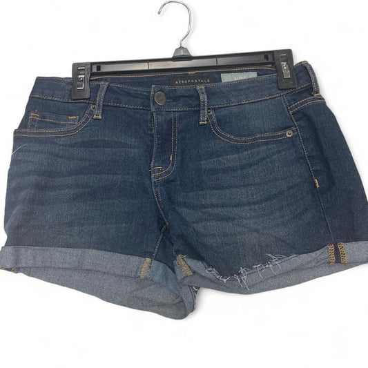 Aeropostale navy blue denim shorts