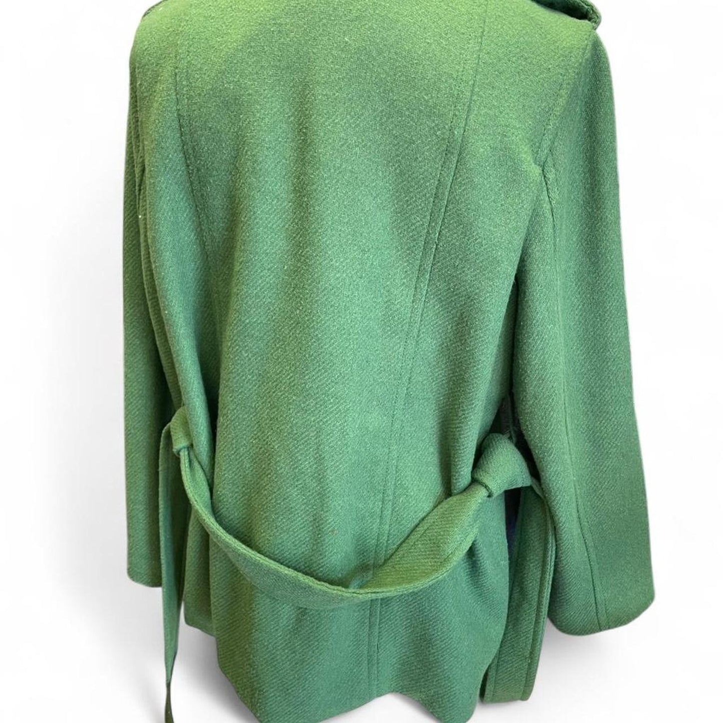 Old navy green wool coat