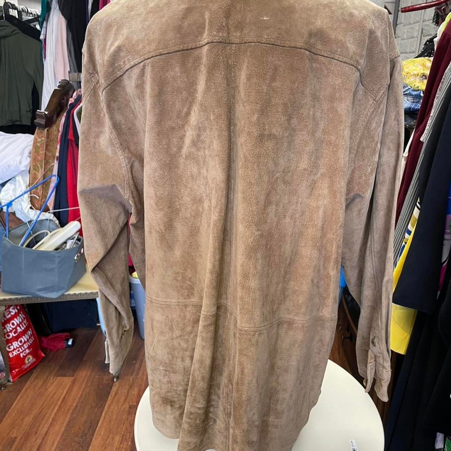 Jones new york tan suede