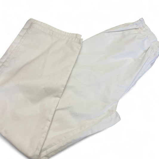 White scrubs pants