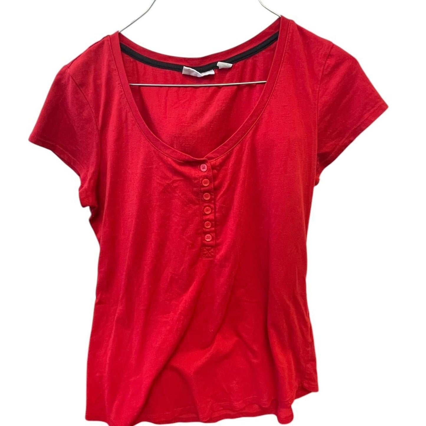 Red new york company button up