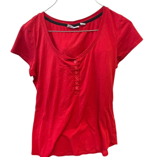 Red new york company button up