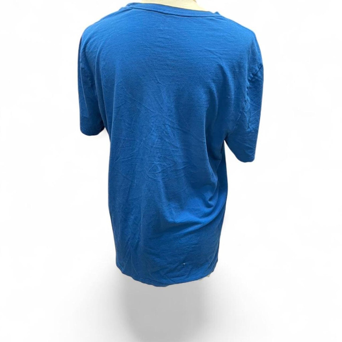 Express blue graphic tee size