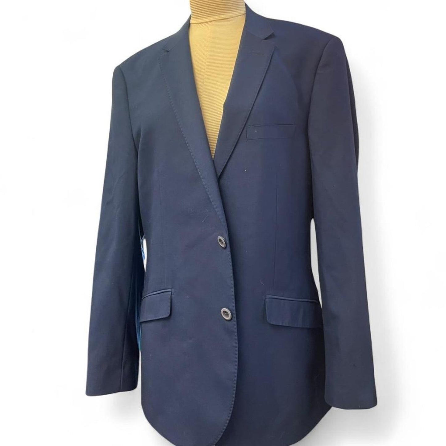 Navy blue suit jacket