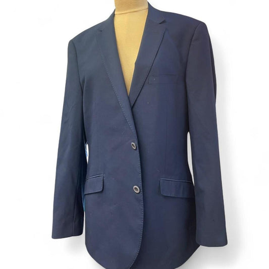 Navy blue suit jacket
