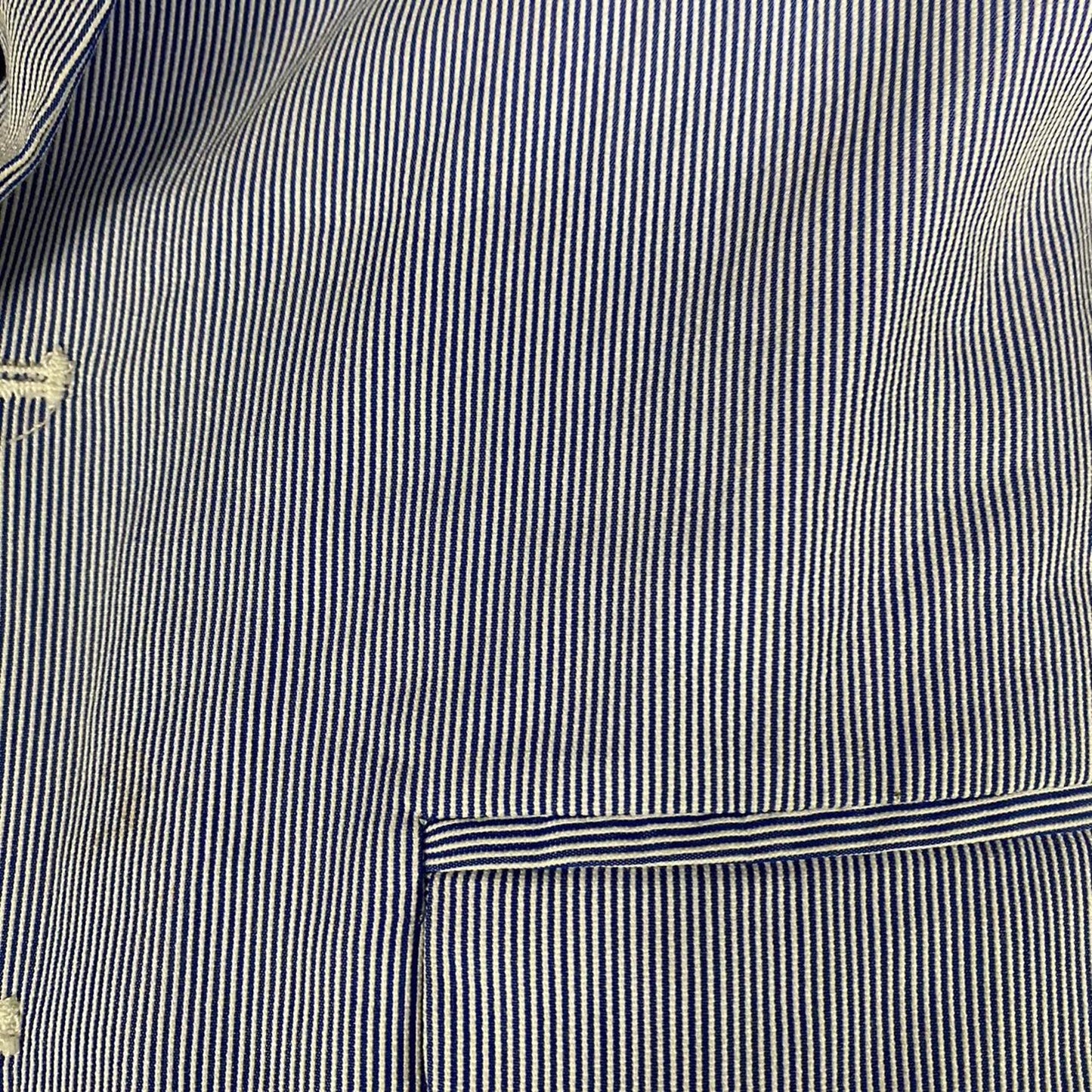 Kids blue and white striped