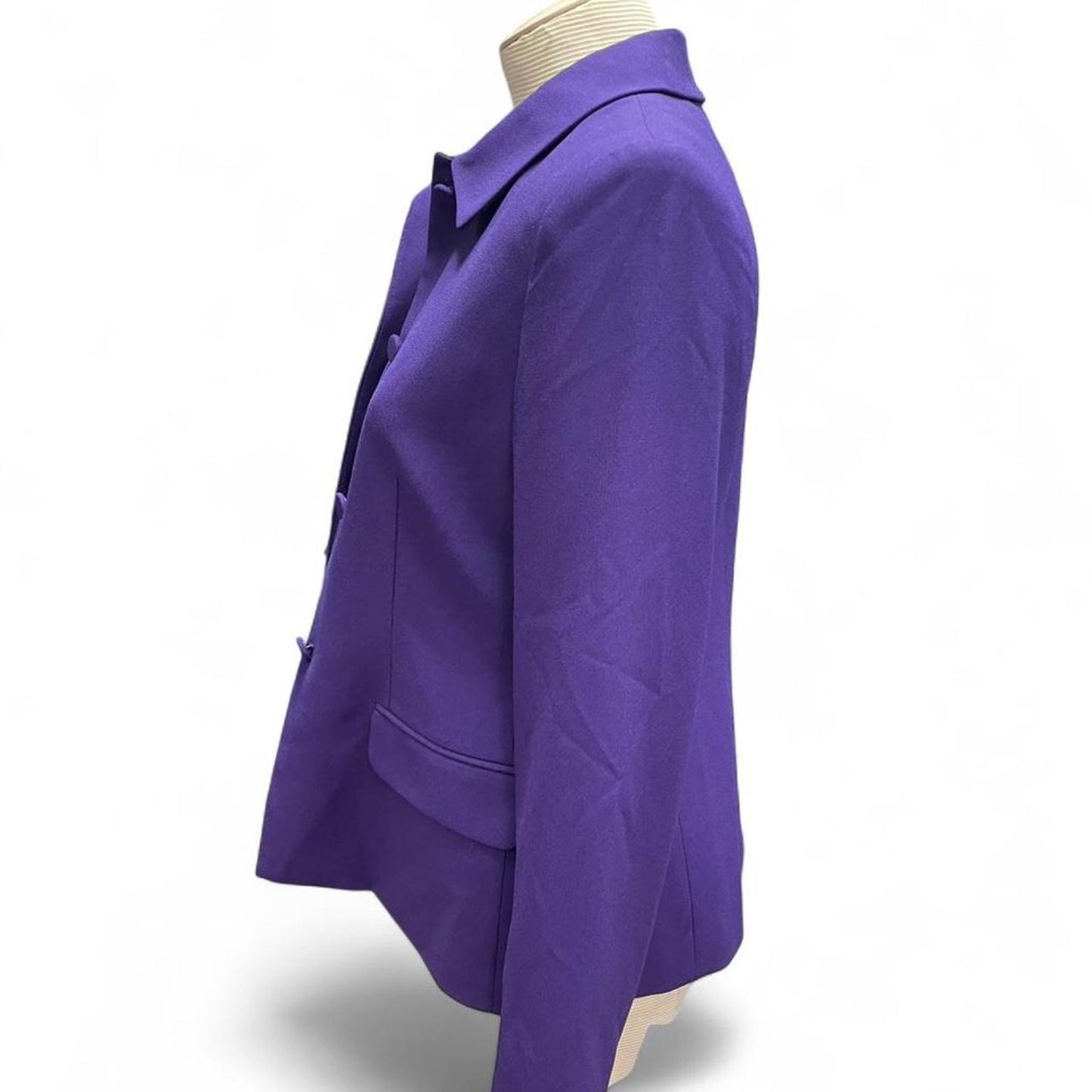 Purple 2 piece suit with