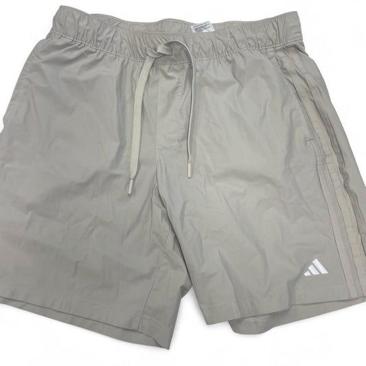 A.Adidas gray shorts size m