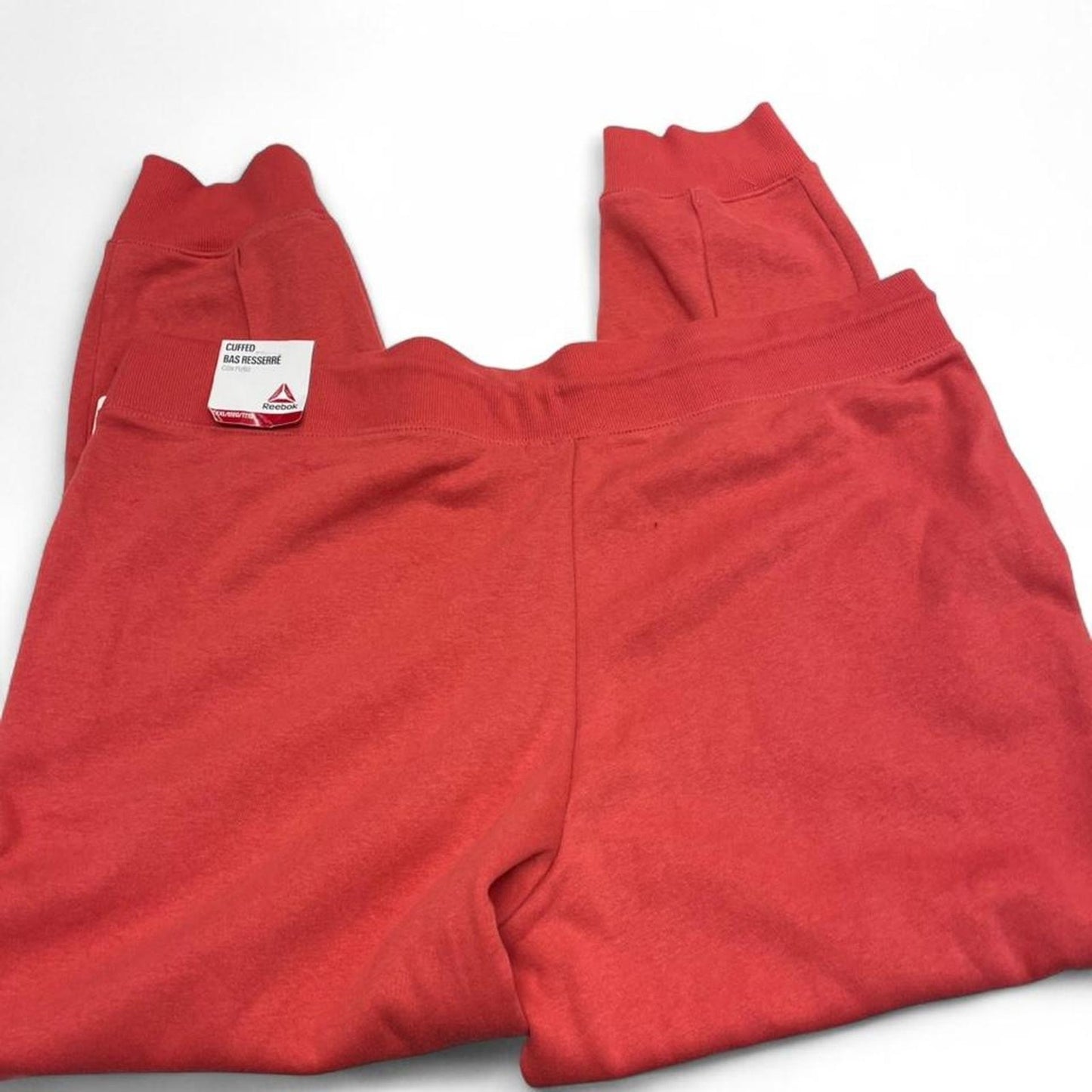 Reebok red sweatpants with drawstring