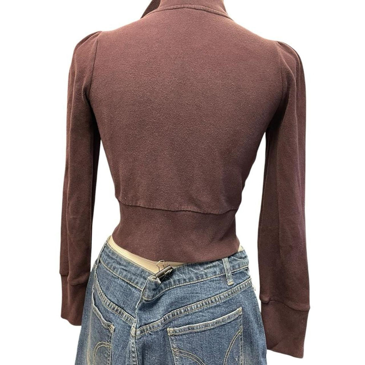 Old navy brown zip up