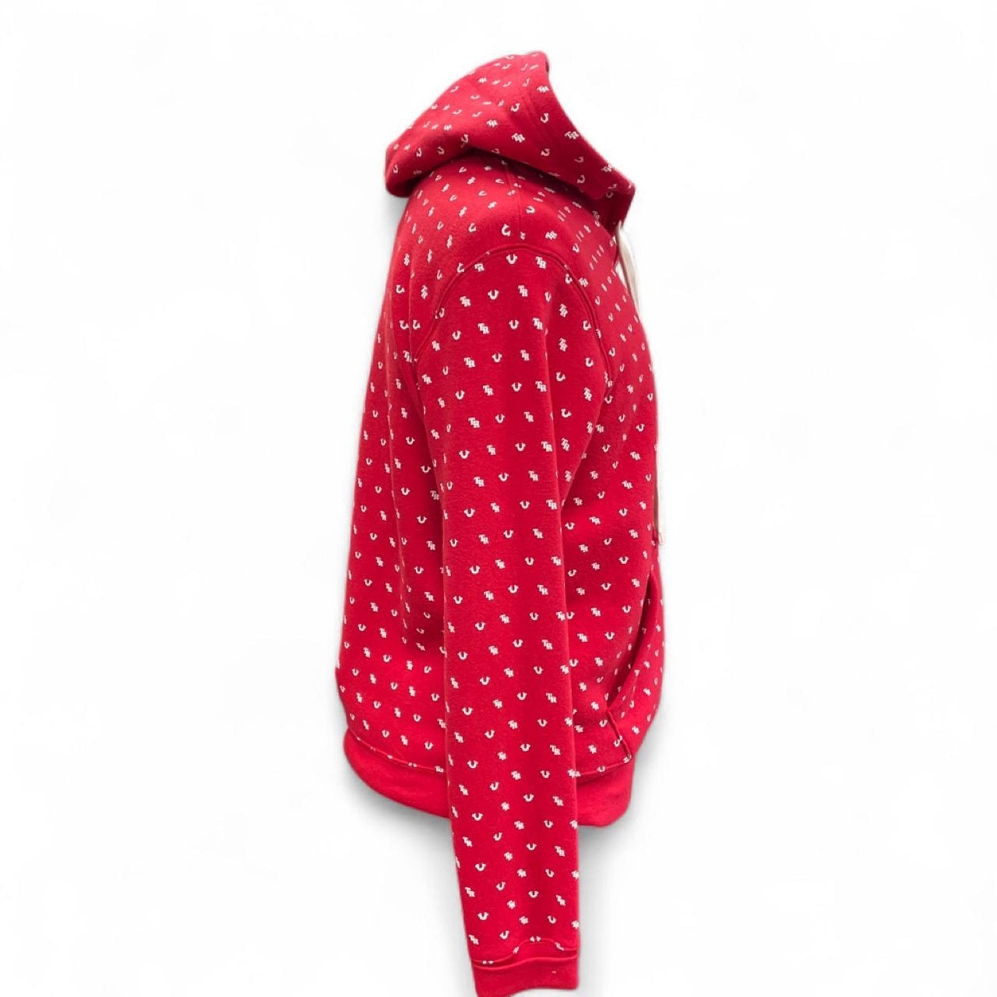 True religion red heart hoodie