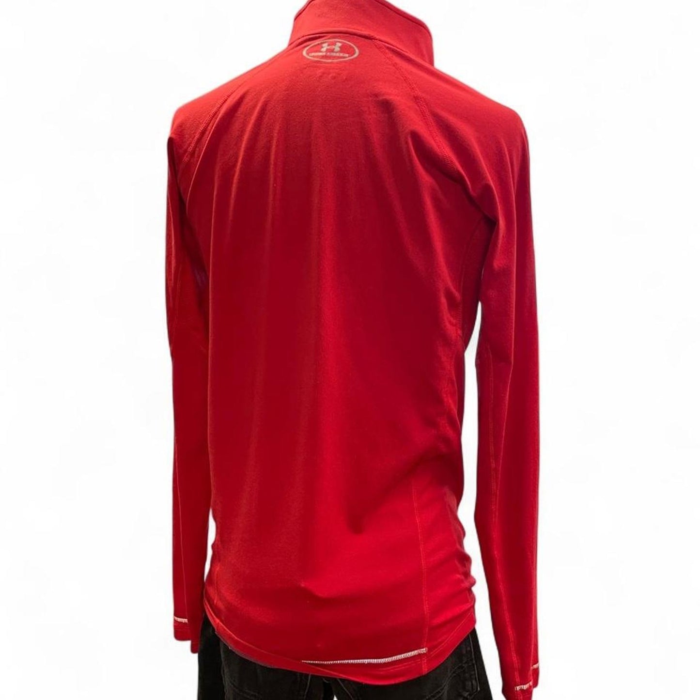 Under armour red quarter zip