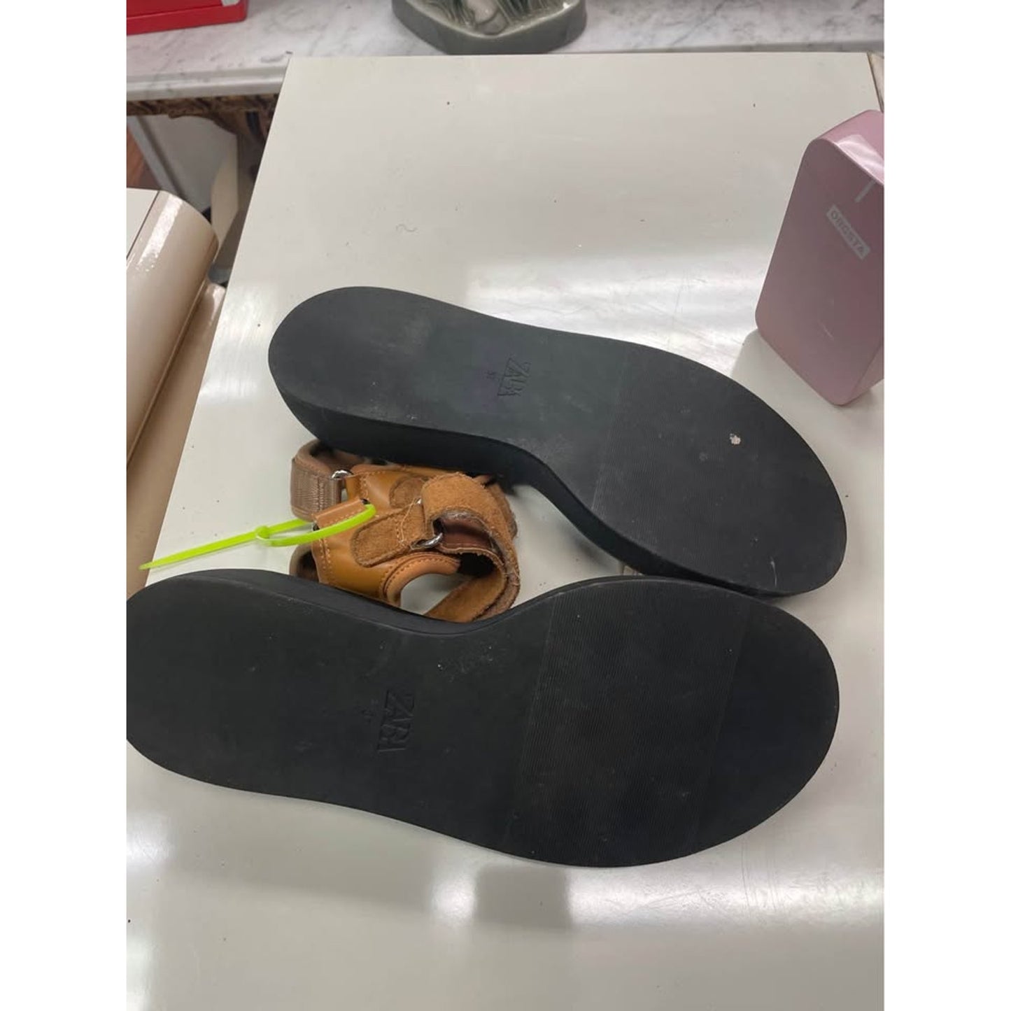 Tan sandals size 8