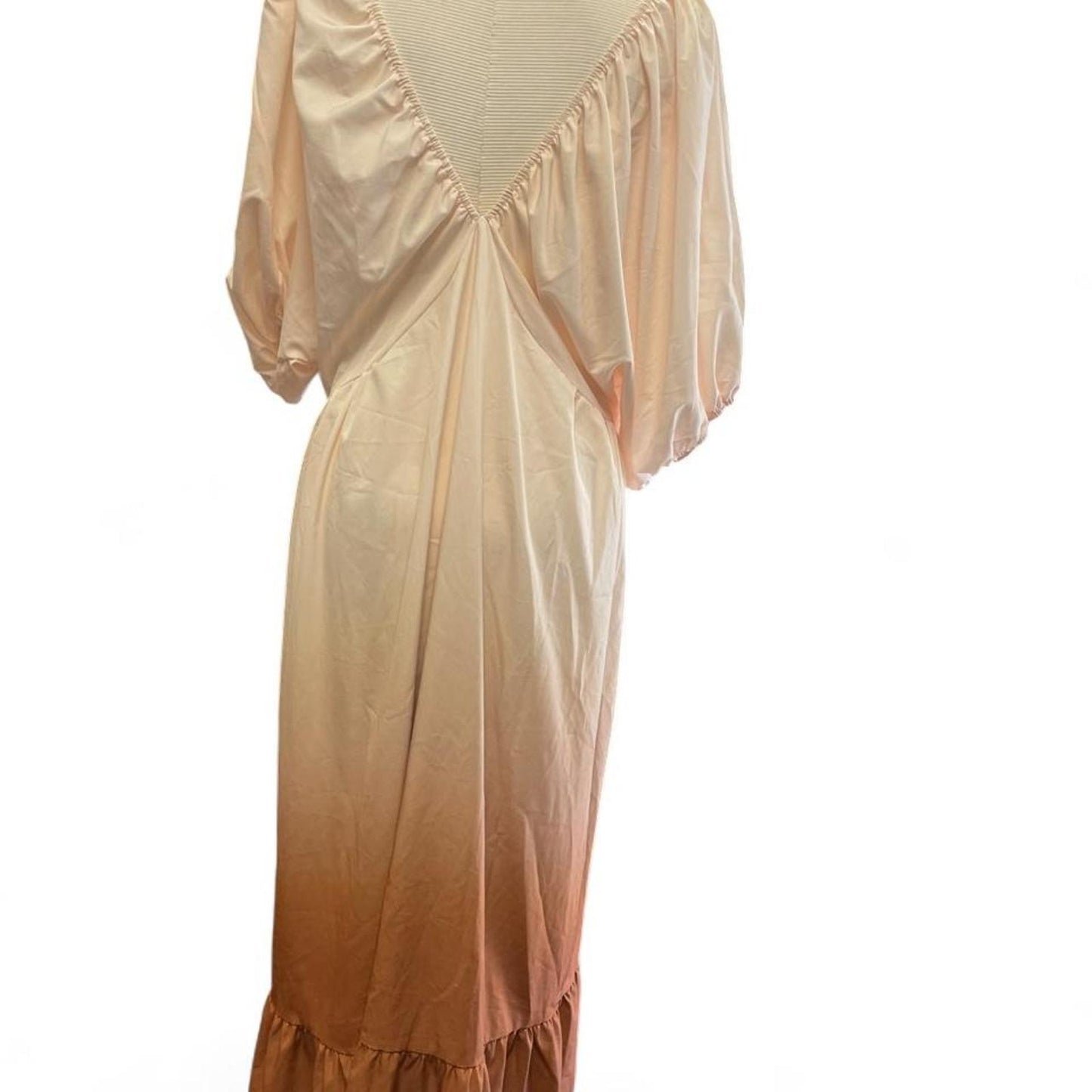 Cream tan maxi dress