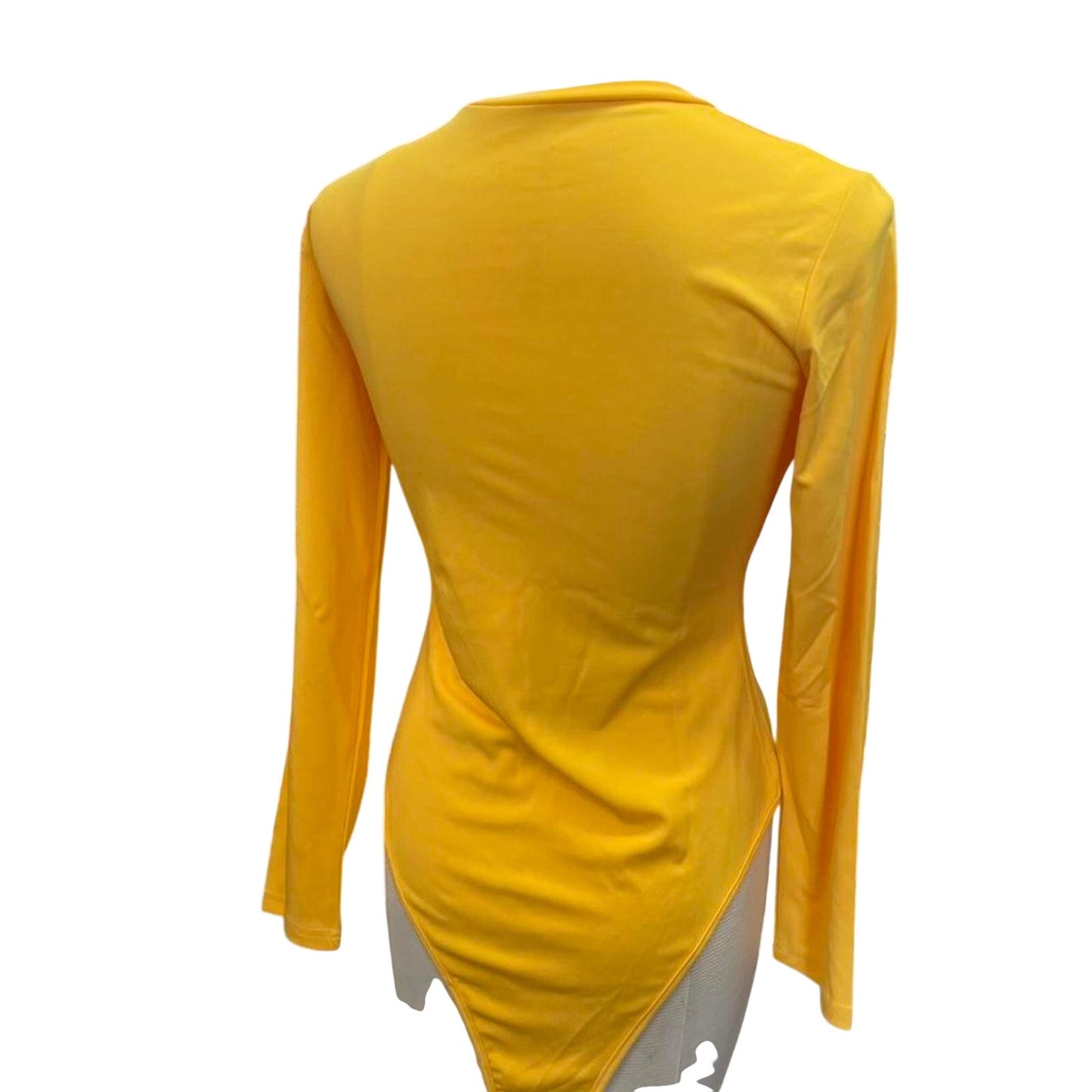 Yellow long sleeve bodysuit