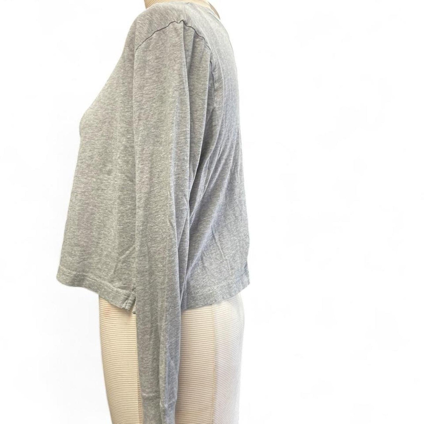 Gray long sleeve top