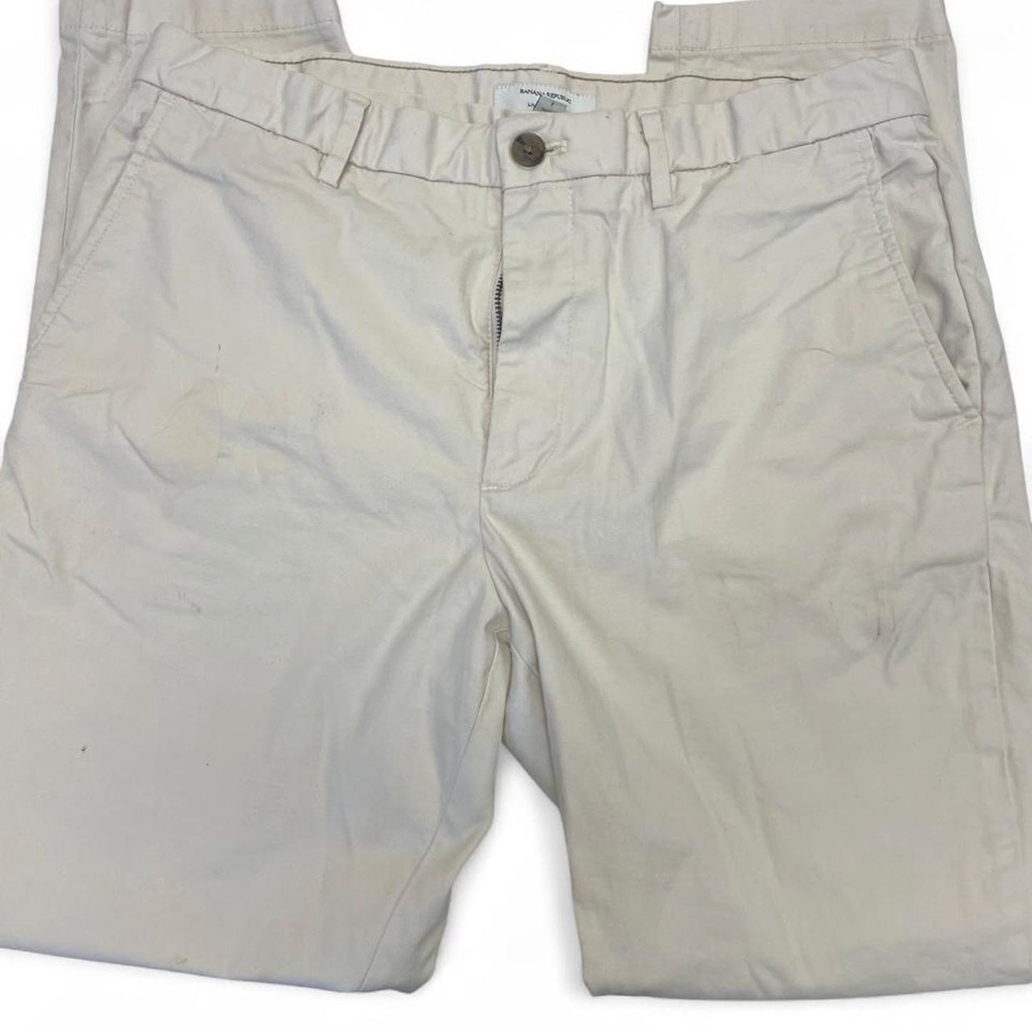 Banana republic cream chino pants
