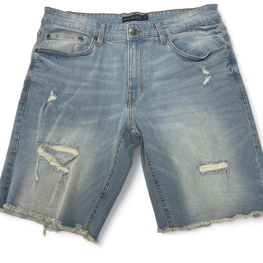 A.Beast blue denim shorts size